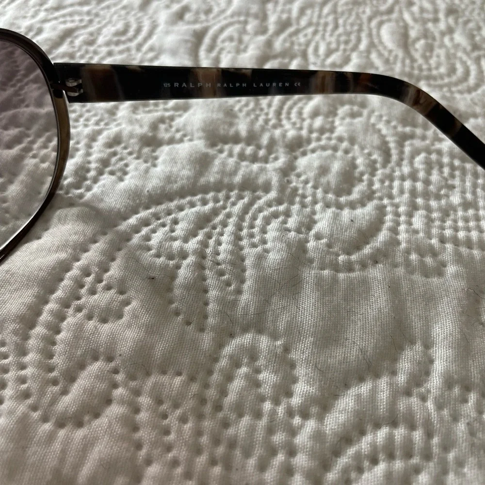 Ralph Lauren Brown Gradient Aviator Sunglasses - Picture 2 of 3